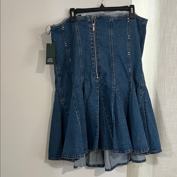 Wild Fable Strapless Denim Dress - Picture 2 of 2
